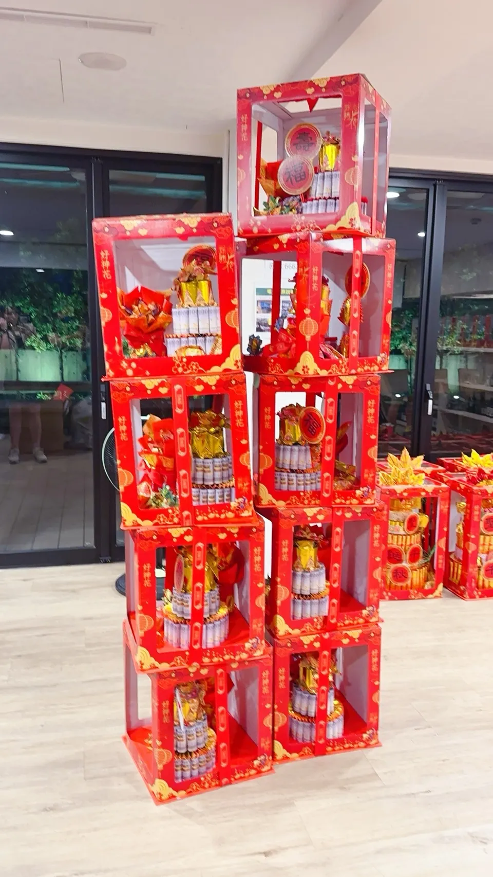 好神蛋糕（花+聚寶盆）