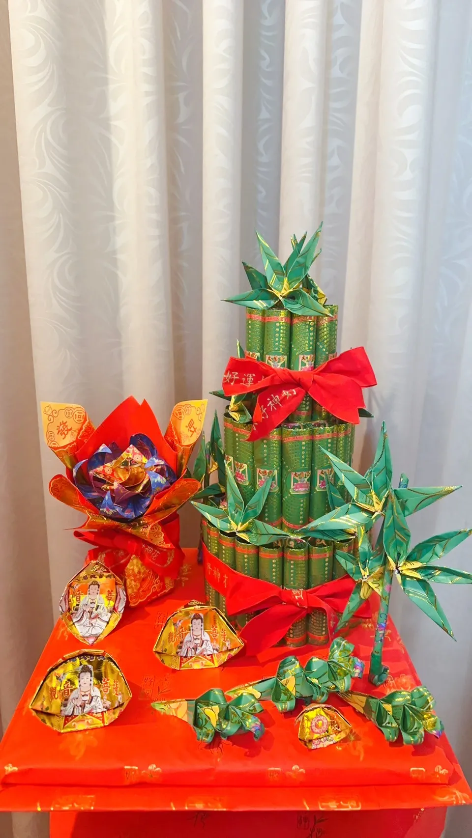 好神蛋糕（花+聚寶盆）
