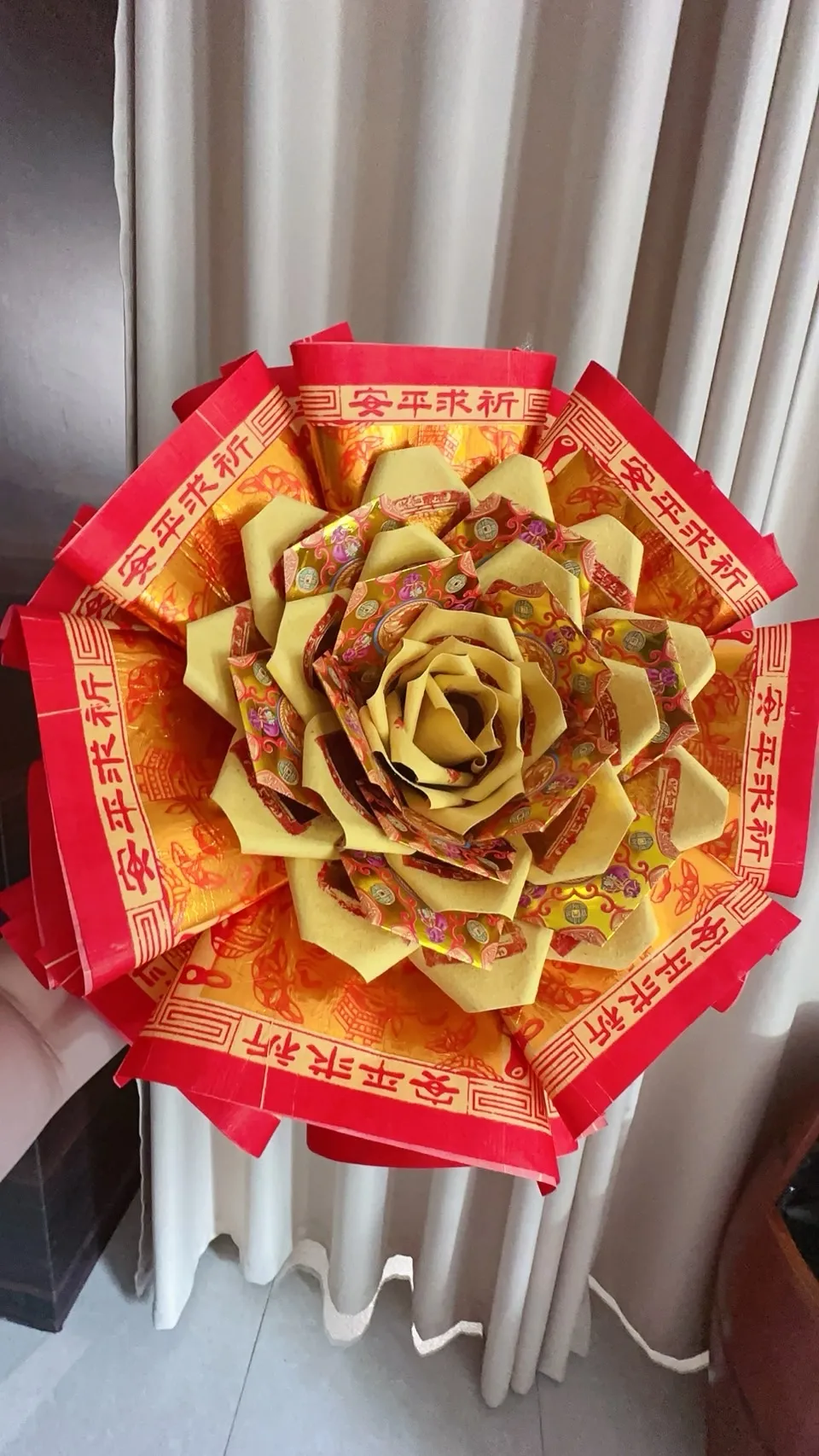 金紙花束