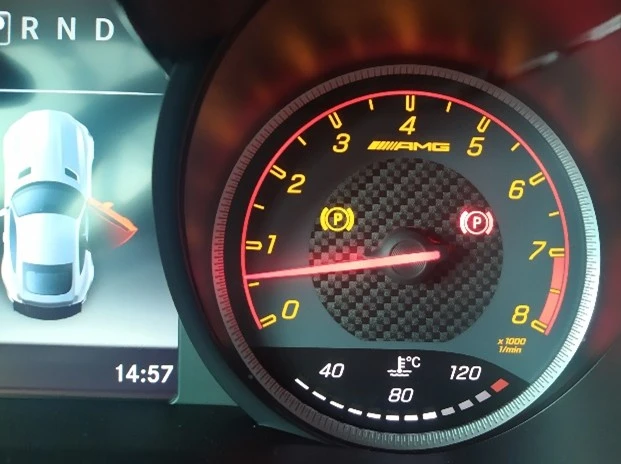 190_AMG_GT手剎車故障警示燈亮起