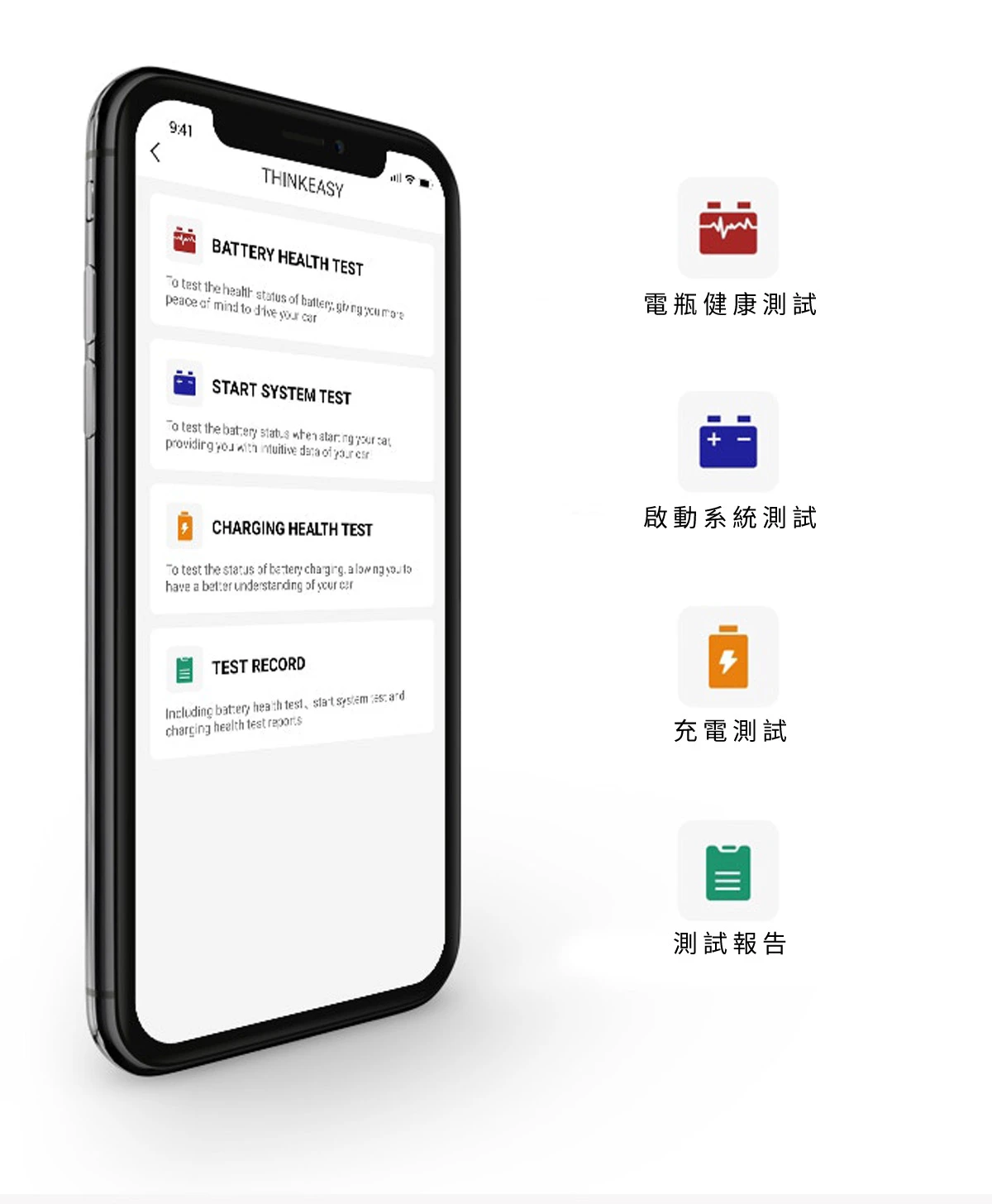 THINKCAR 電瓶測試夾