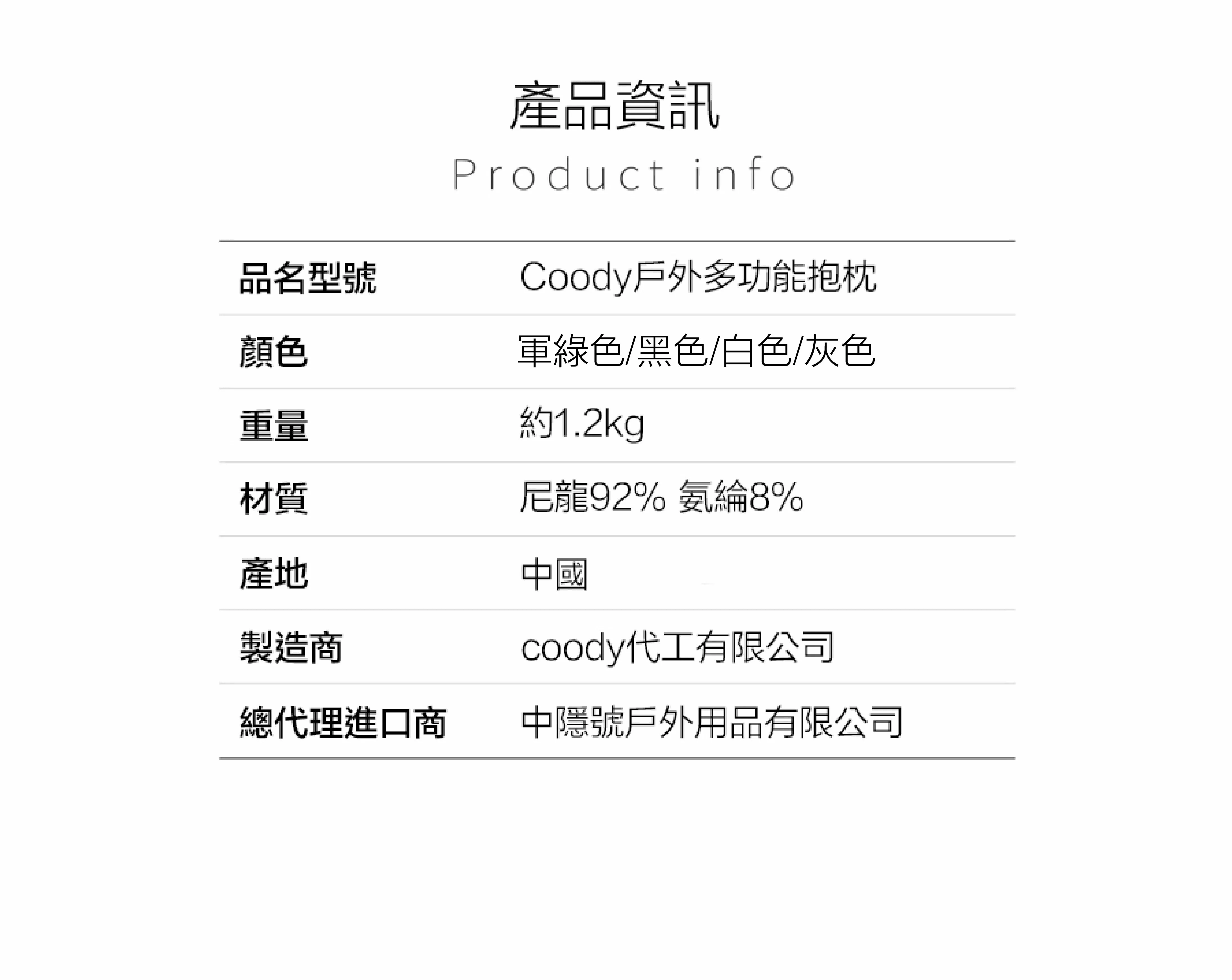 Coody 多功能披肩抱枕棉被
