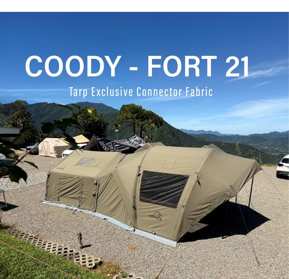 Coody 堡壘21拉鍊連接器連接布