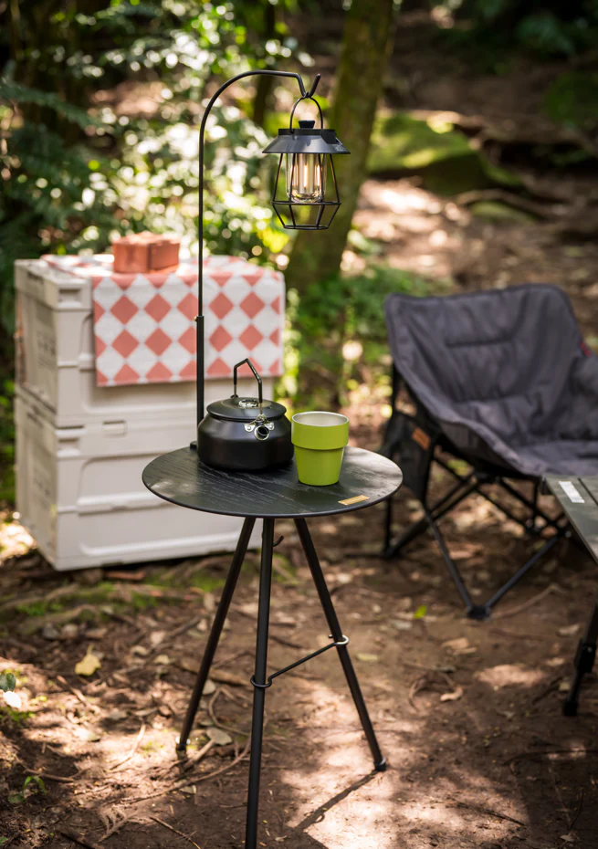 戶外圓桌_燈掛架組