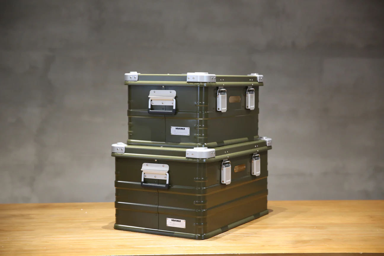 鋁鎂合金收納箱_軍綠