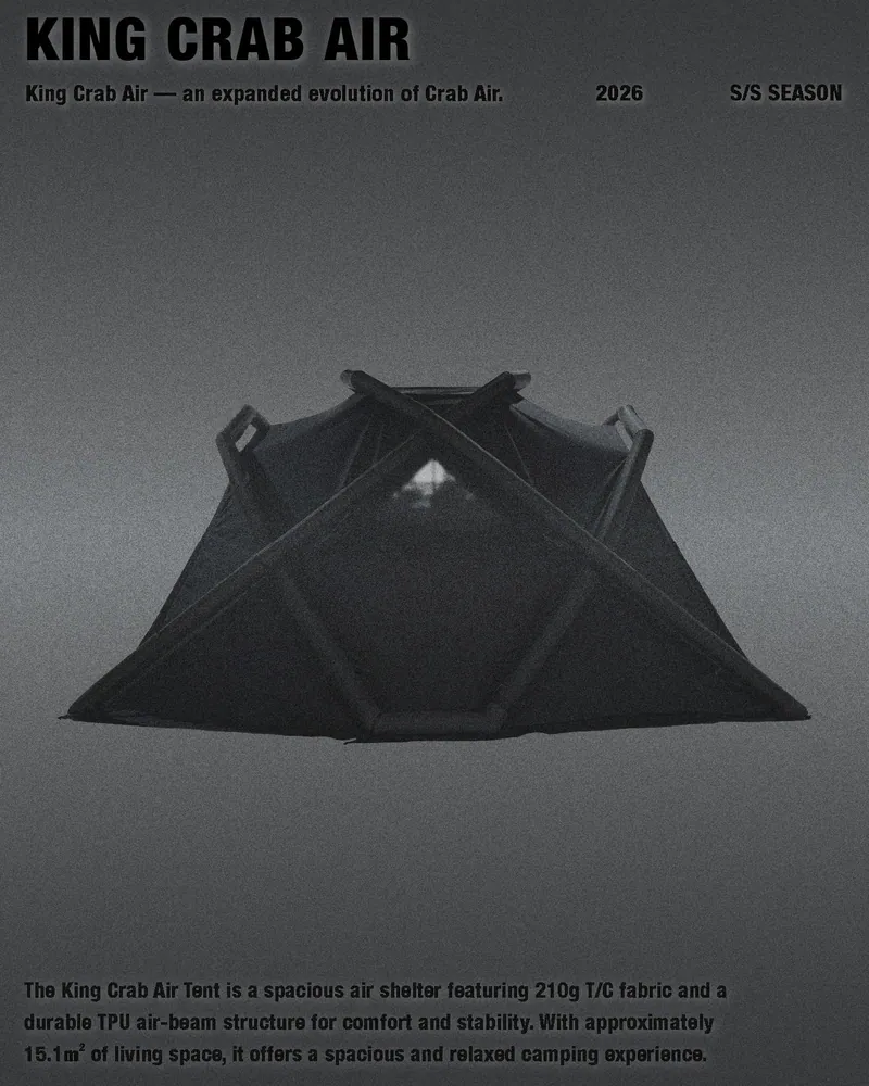 CAMVIL｜KING CRAB AIR｜帝王蟹充氣帳