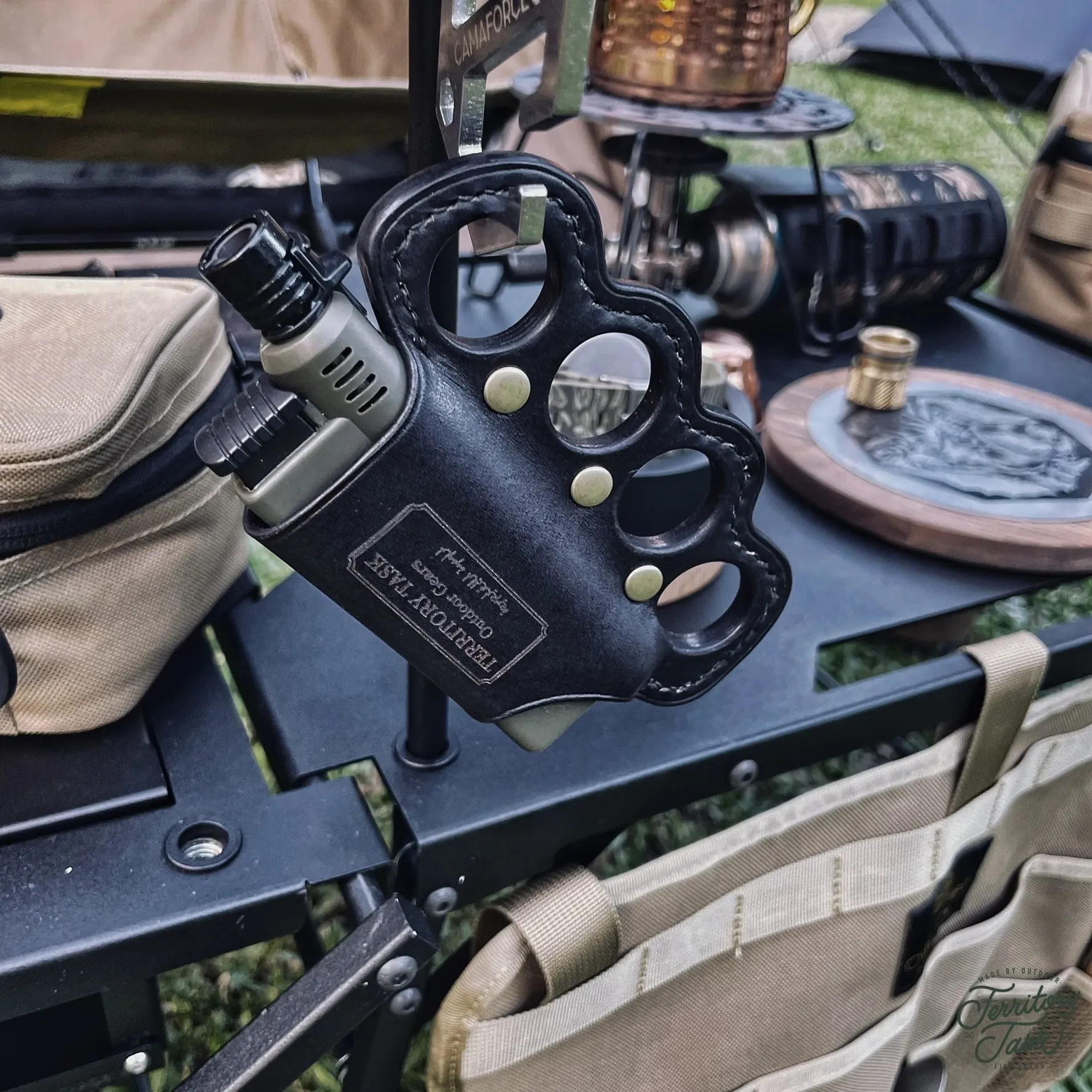 地域仕事/Territory Task 皮製手指虎SOTO專屬打火機皮套