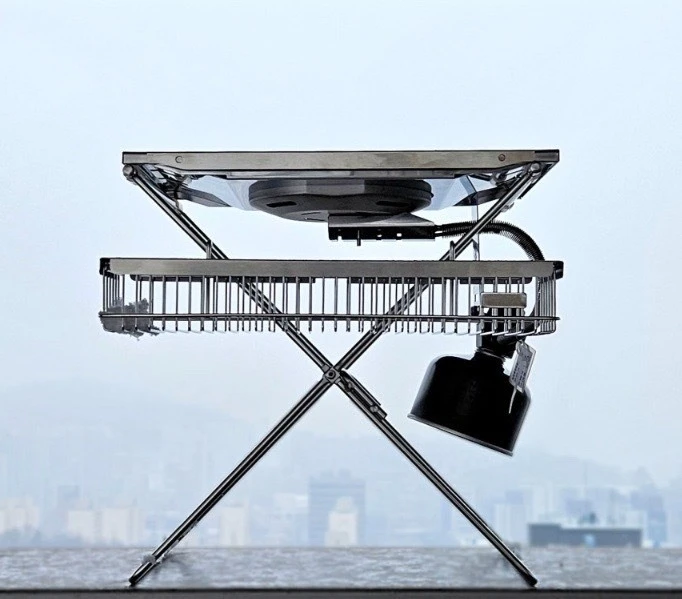 CAMAFORCE｜Multi x Leg｜不鏽鋼IGT系列組合小桌｜32CM X架｜銀色