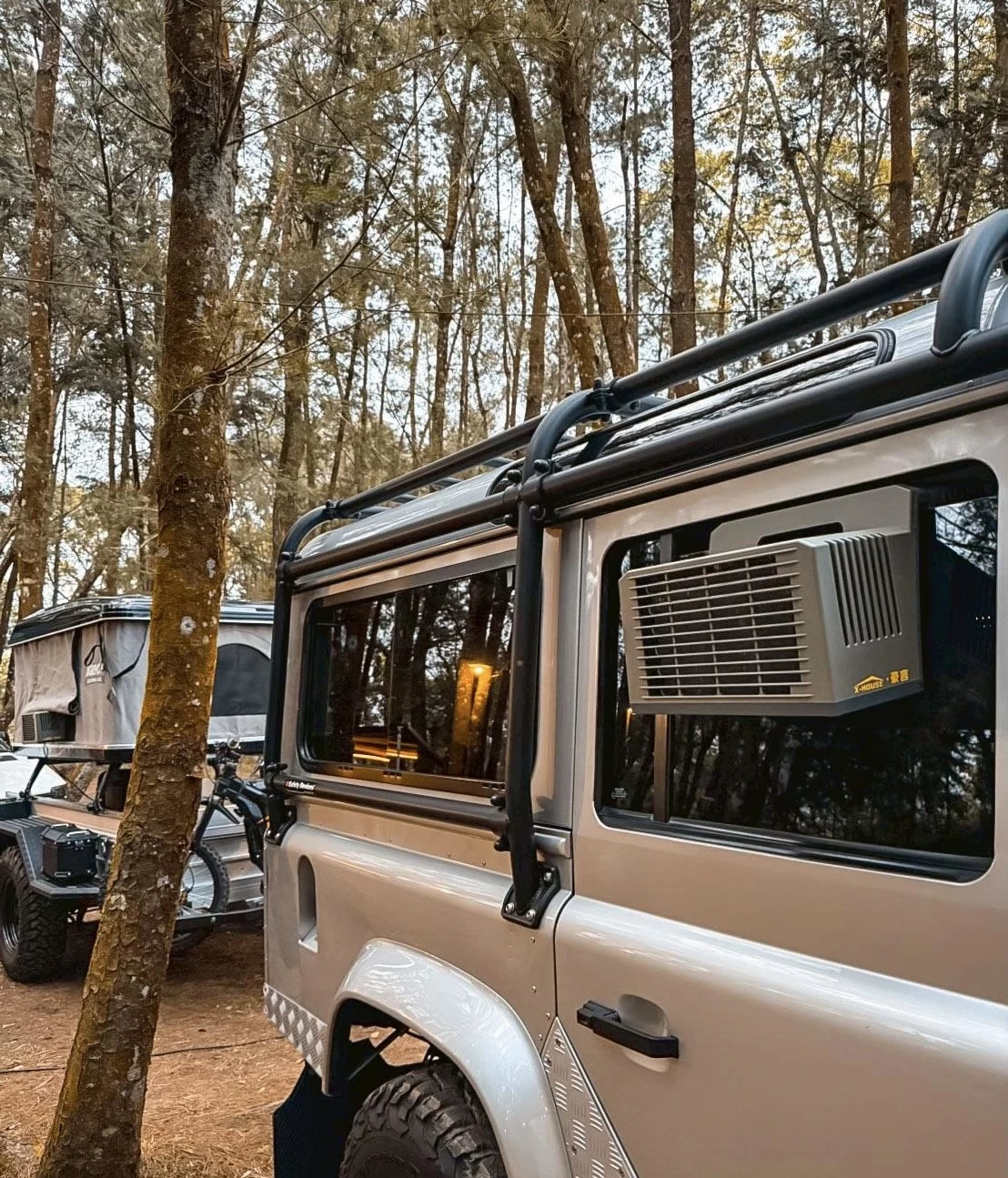 X-HOUSE 豪言 移動式冷氣 24V 48V 110V變頻三用！車窗型/攜帶式行動空調 戶外露營冷氣 車泊車宿 節能省電