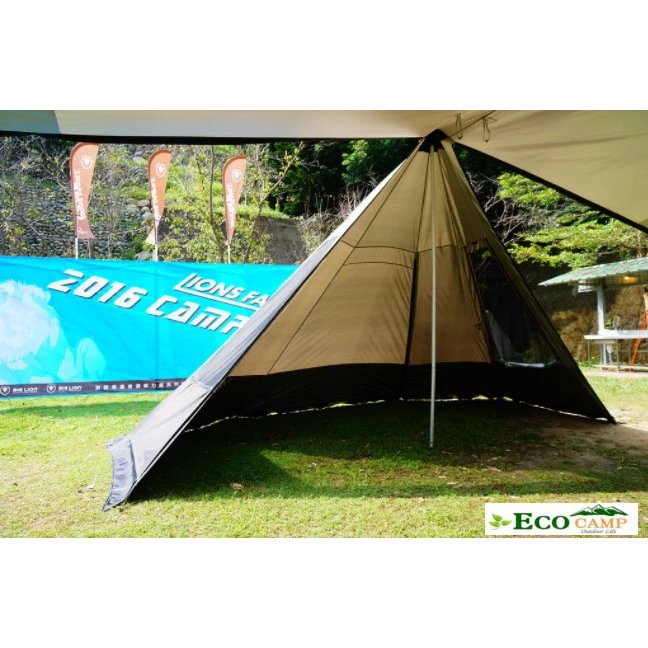 BIG LION威力屋 《頂柱》〈47雙峰帳／58雙峰帳〉專用配件／台灣製造【EcoCamp艾科戶外露營用品／桃園／中