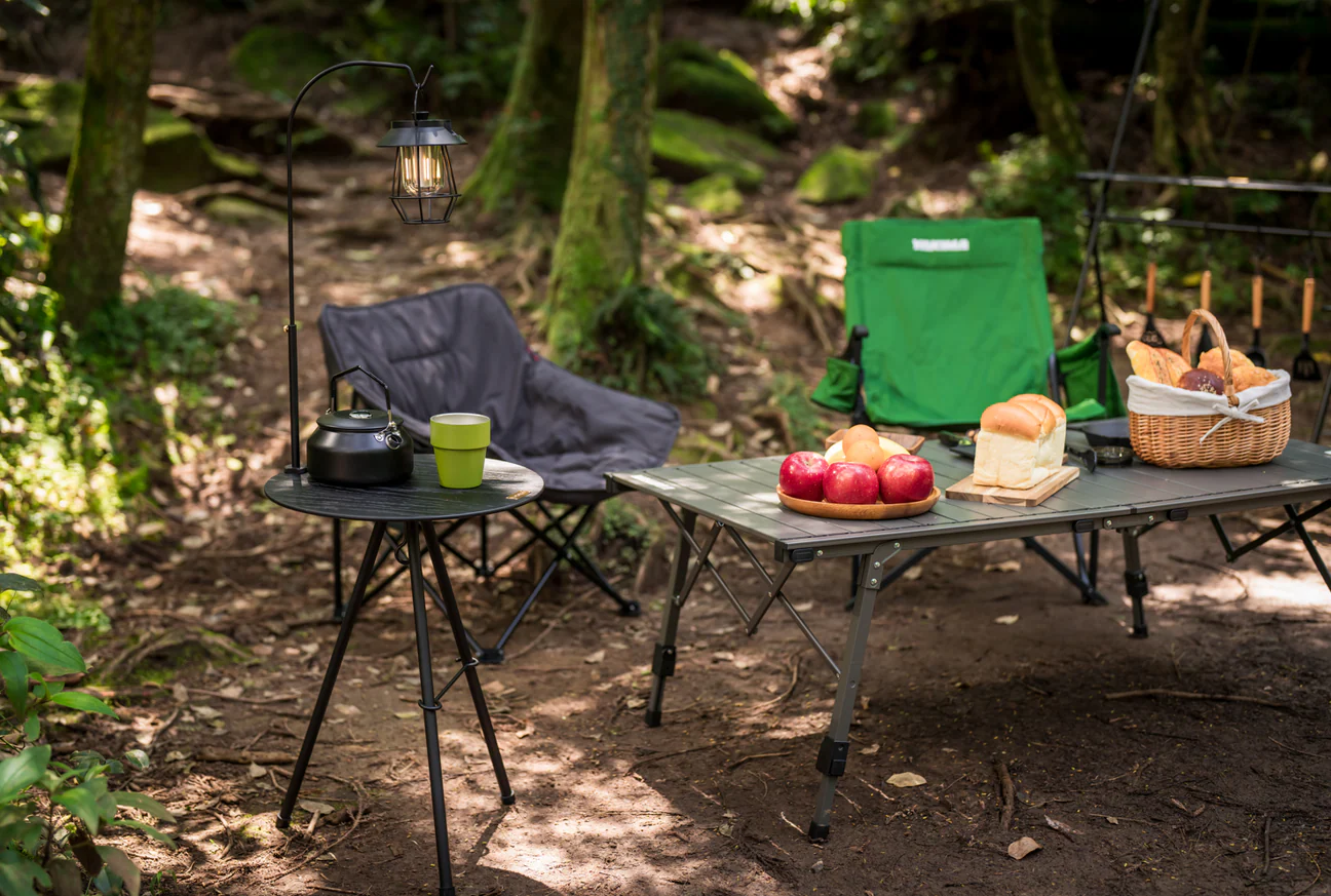 戶外圓桌_燈掛架組