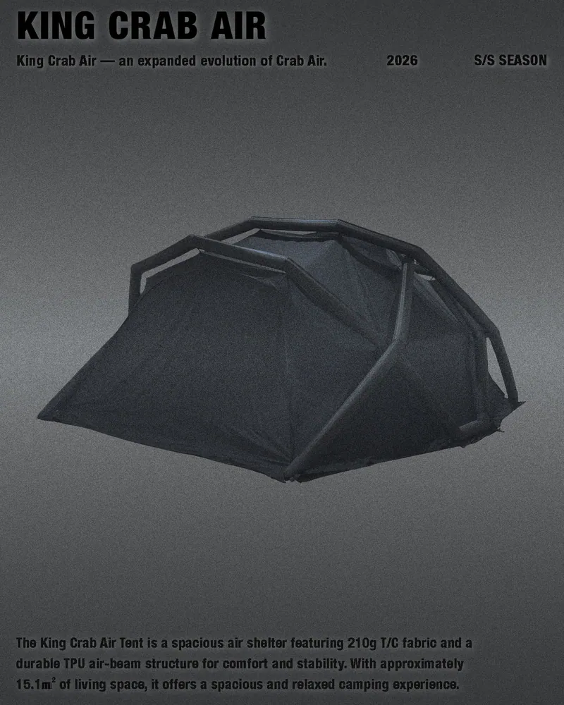 CAMVIL｜KING CRAB AIR｜帝王蟹充氣帳