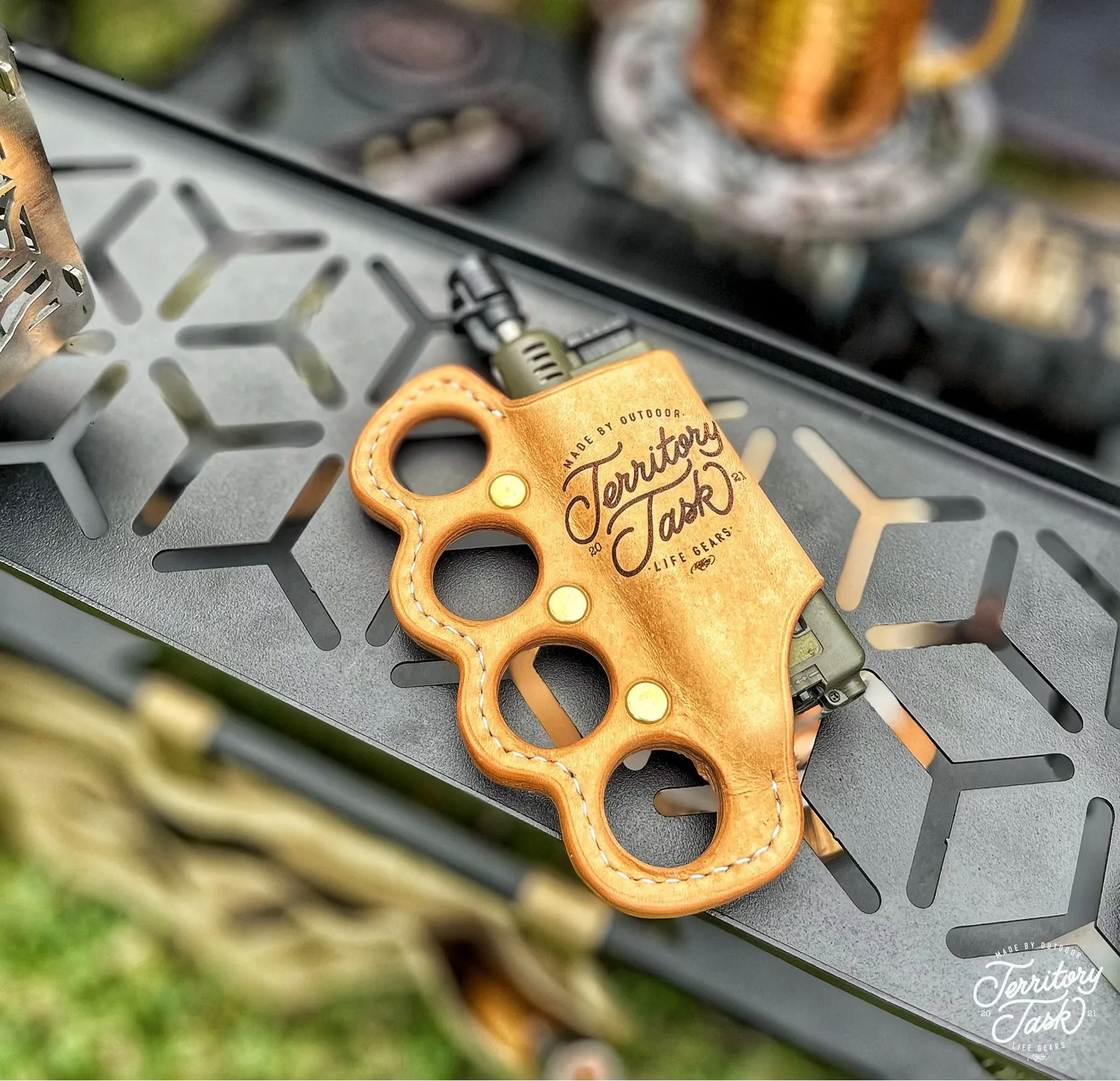 地域仕事/Territory Task 皮製手指虎SOTO專屬打火機皮套