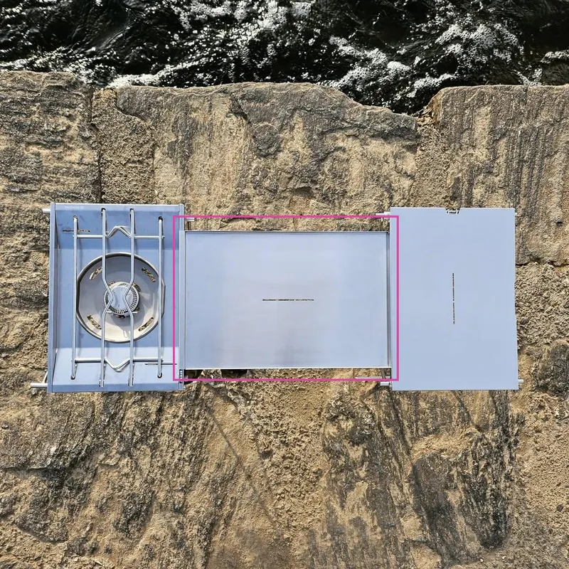 CAMAFORCE｜Multi x Tray｜不鏽鋼IGT系列組合小桌｜跨接板(銀色)