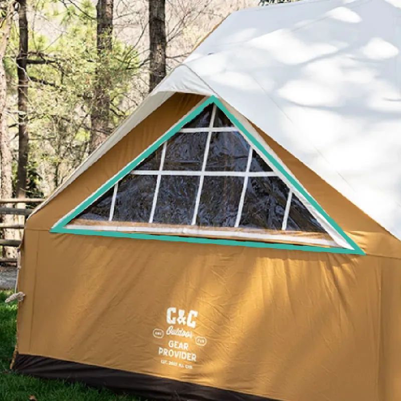 C&C Airlab 半島屋專用側三角窗透明簾