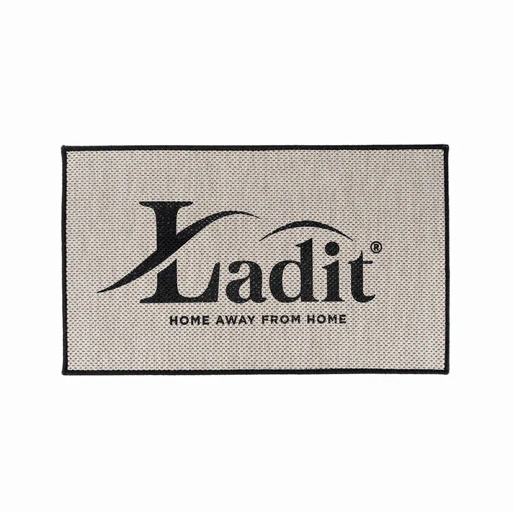 LADIT|Door Mat Logo|韓國設計門墊|仿劍麻質感 防滑刮泥 玄關露營兩用