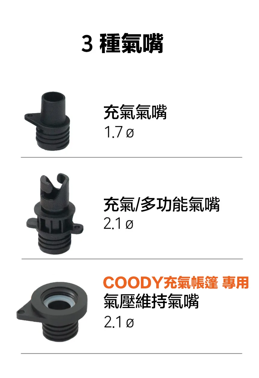 Coody 智能無線充氣/抽氣 靜音電動幫浦CQ-100