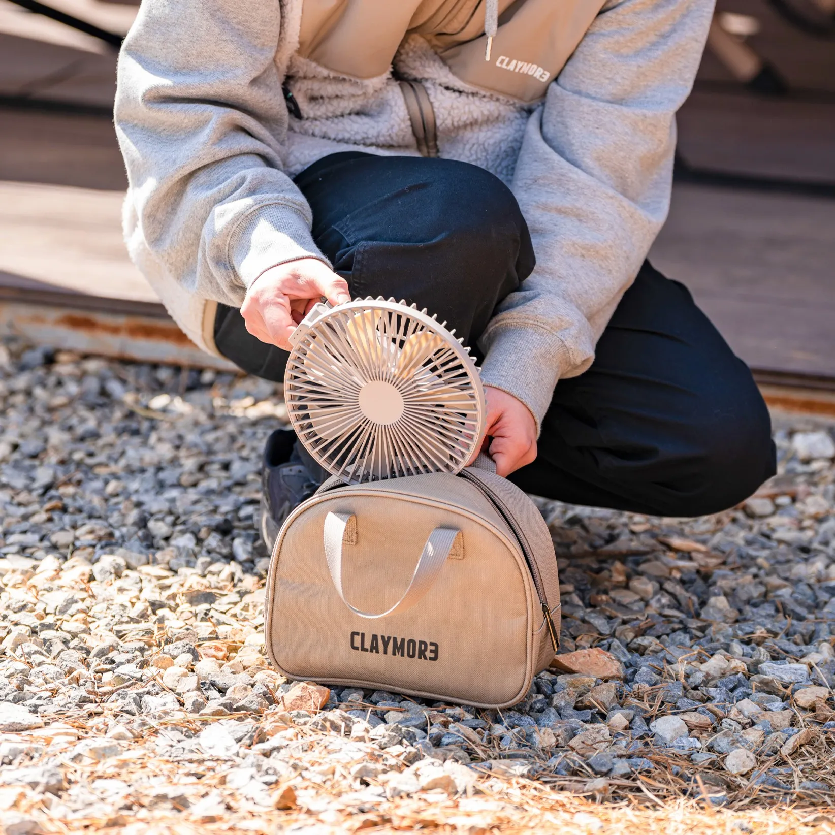 CLAYMORE 加大手持折疊風扇專用收納袋