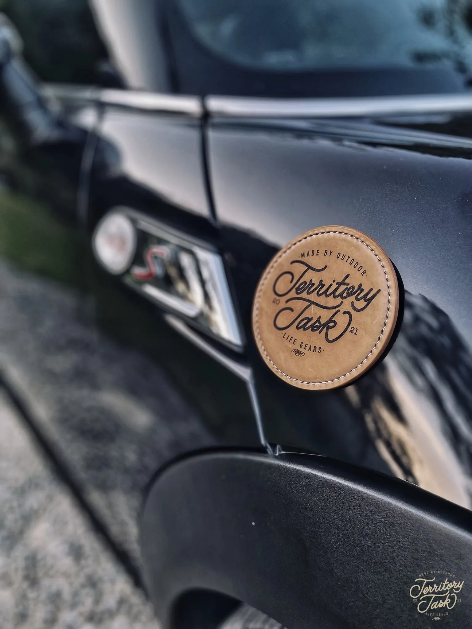 地域仕事/Territory Task 手做皮革磁吸杯墊