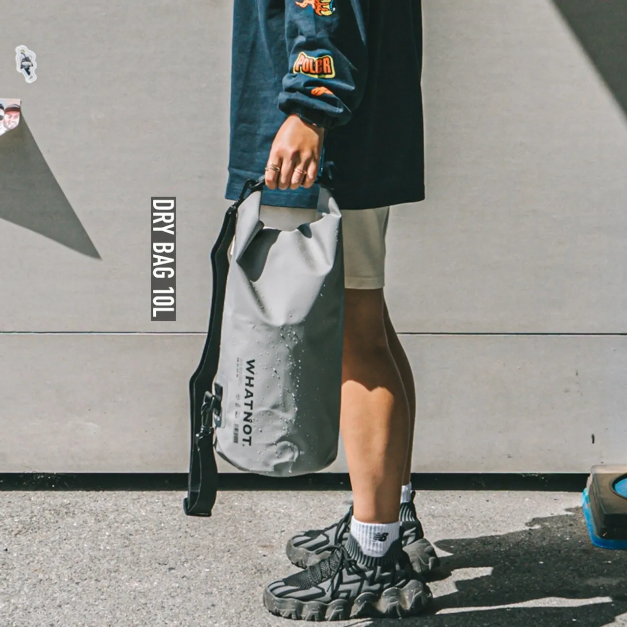WHATNOT｜DRY BAG 10L 防水背包_灰色 10L