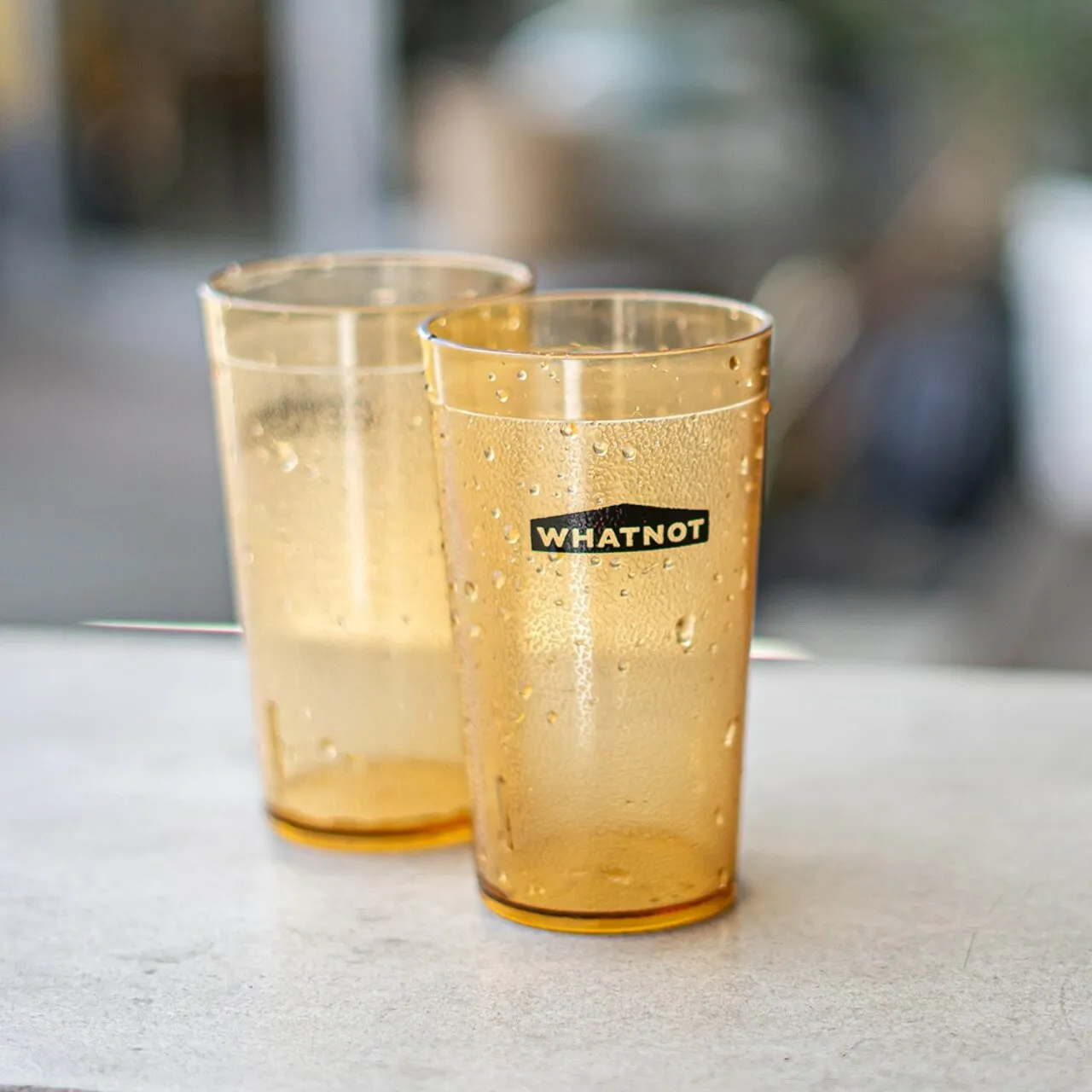 WHATNOT｜PLASTIC TUMBLER 350ML 塑膠高球杯_琥珀