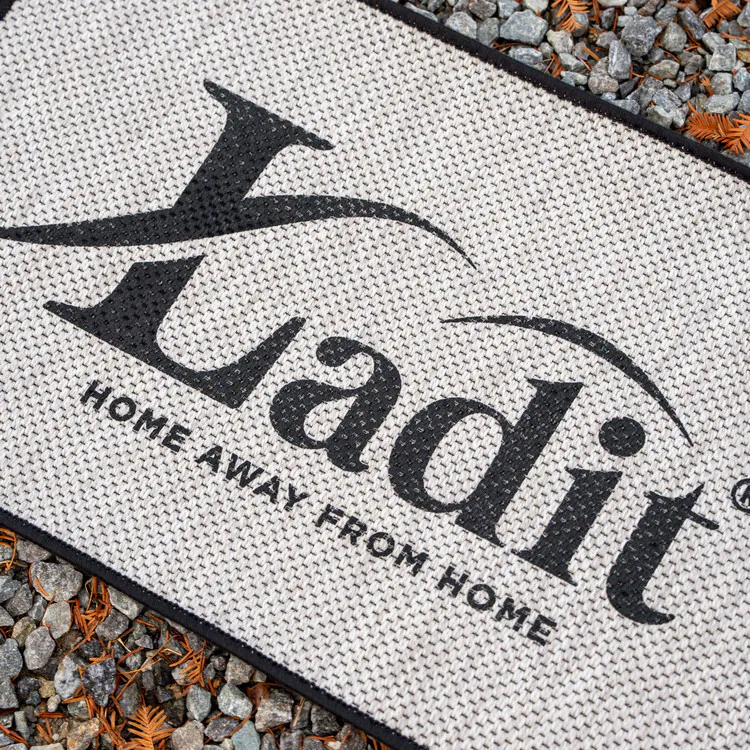 LADIT|Door Mat Logo|韓國設計門墊|仿劍麻質感 防滑刮泥 玄關露營兩用