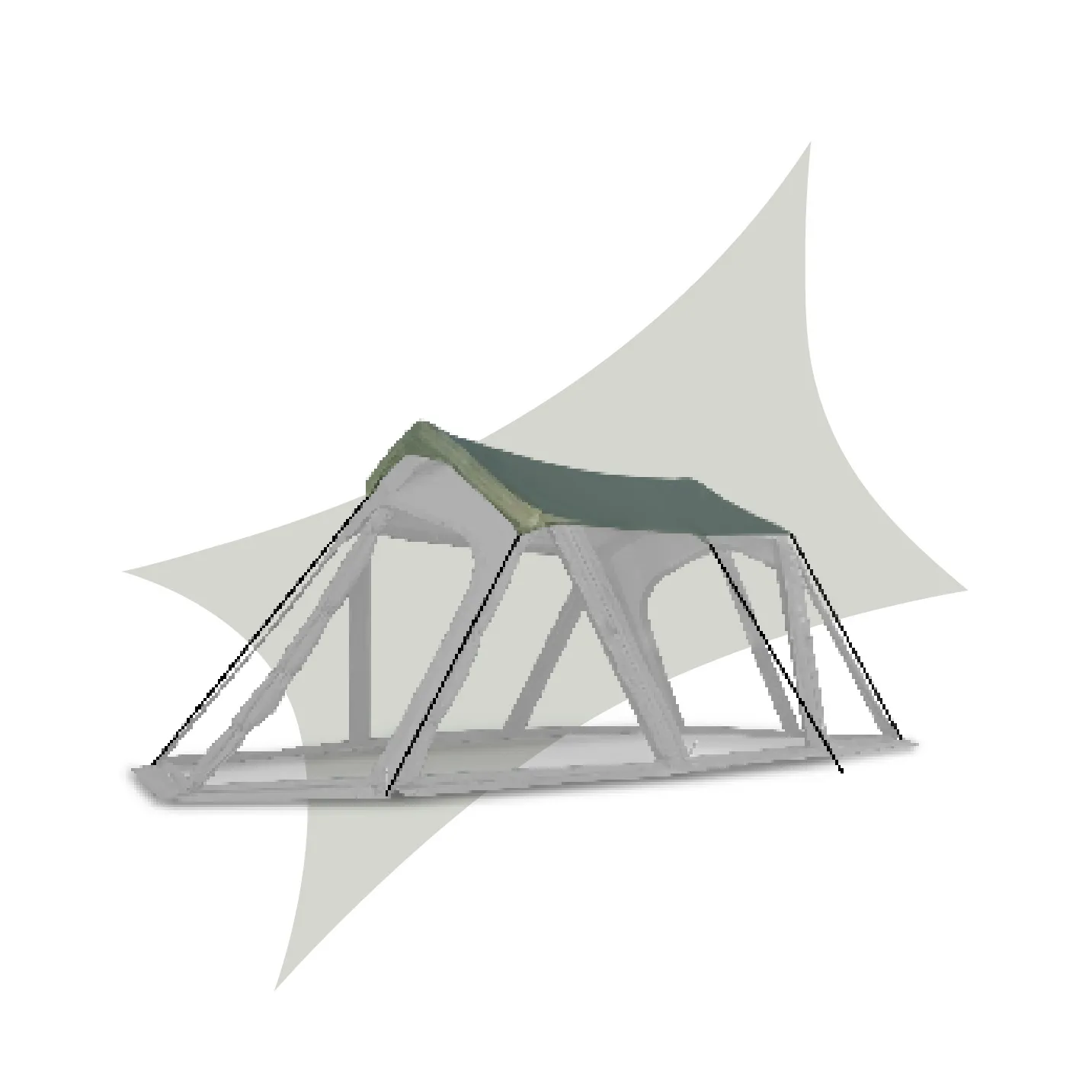 URBANSIDE EASY CABIN 卡比充氣帳頂布