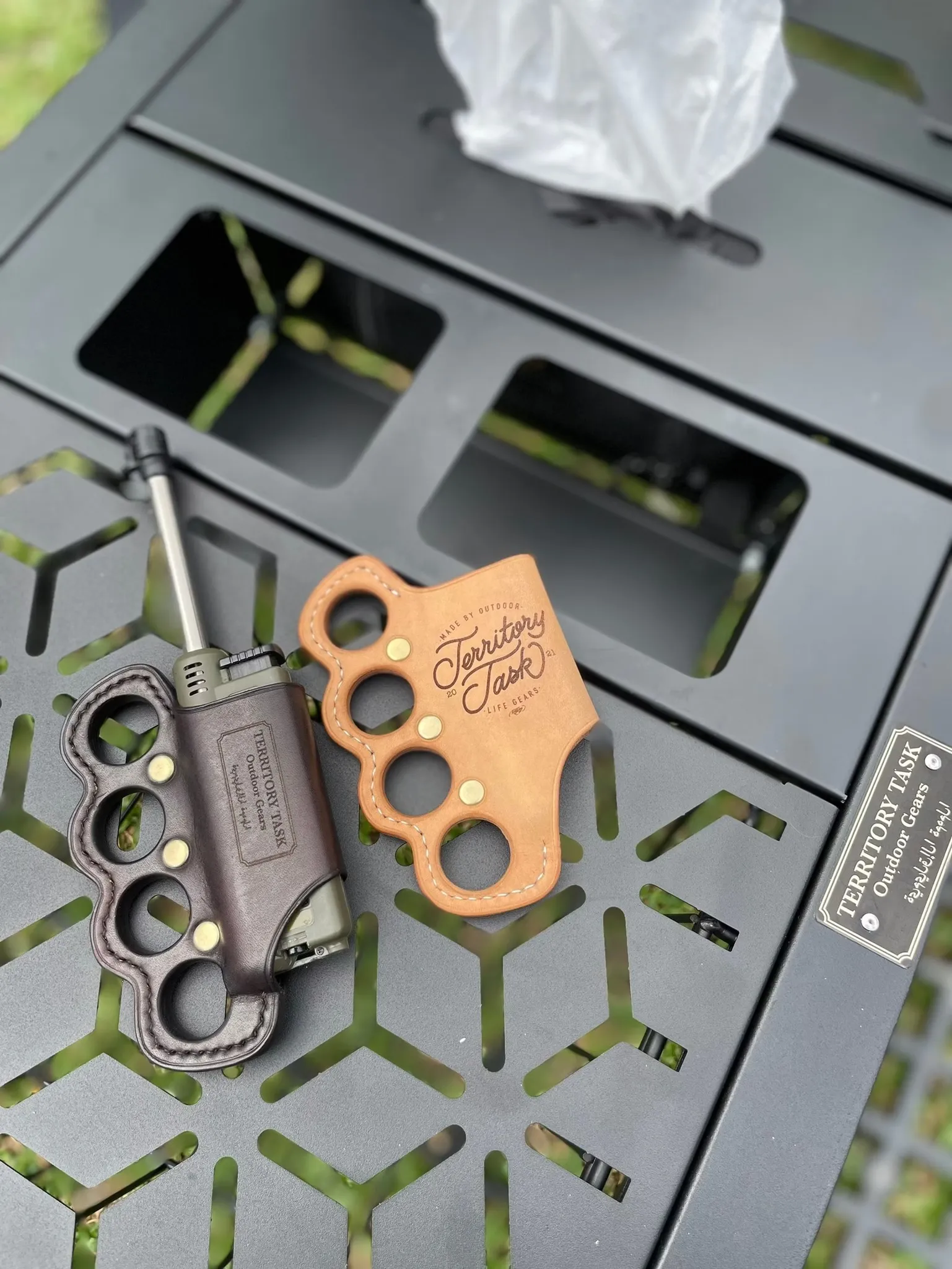 地域仕事/Territory Task 皮製手指虎SOTO專屬打火機皮套