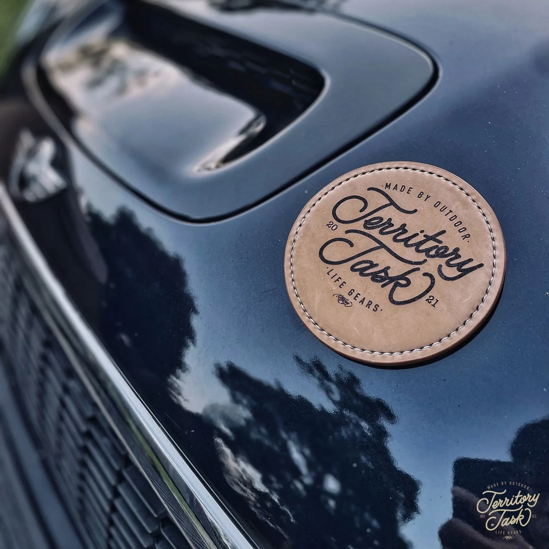 地域仕事/Territory Task 手做皮革磁吸杯墊