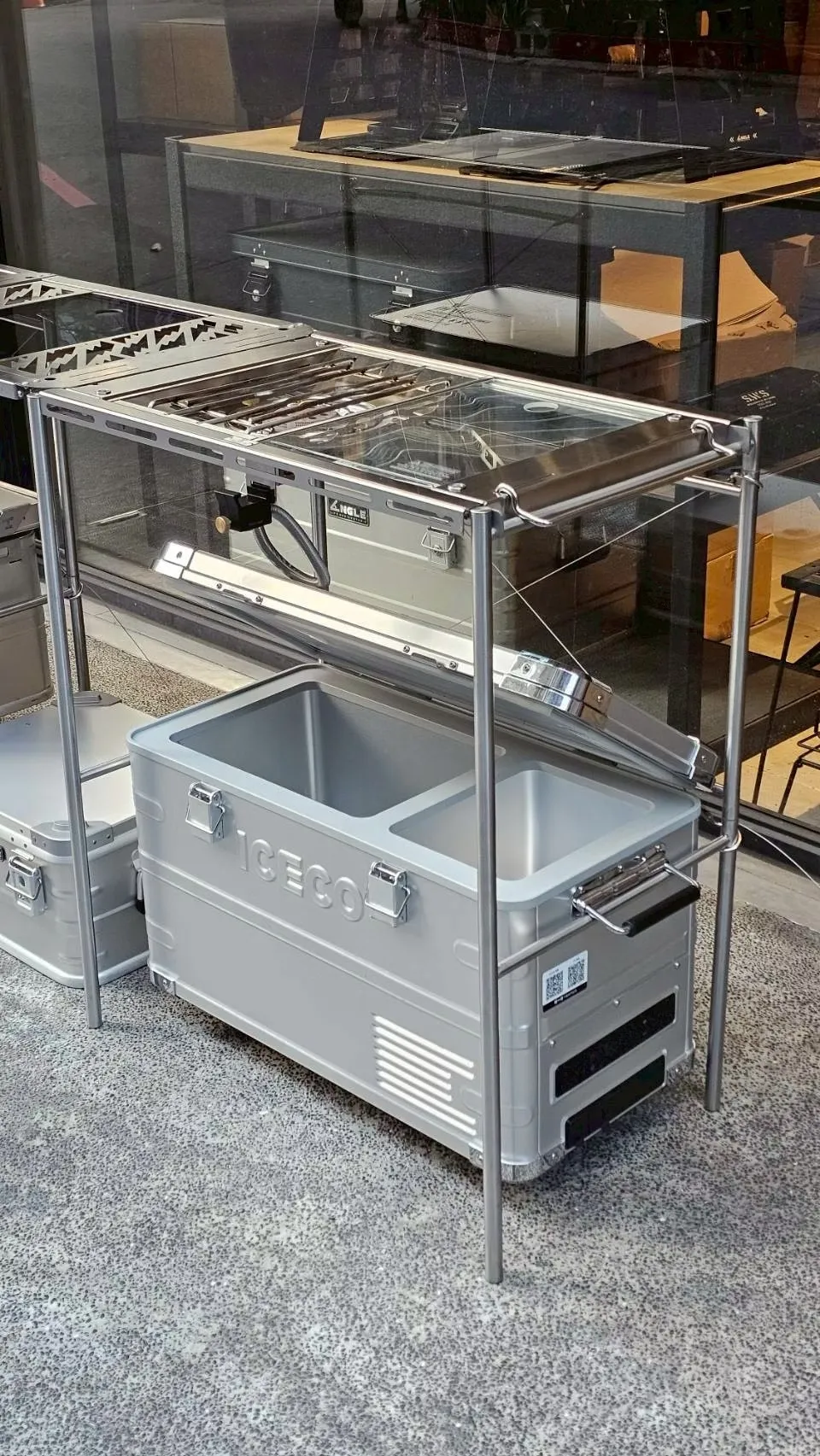 ANGLE × TT ｜ 快銀系列 QuickSilver ｜ 模組化平台｜擴展置物架組(IKEA毛巾架)+可調式桌框 套組