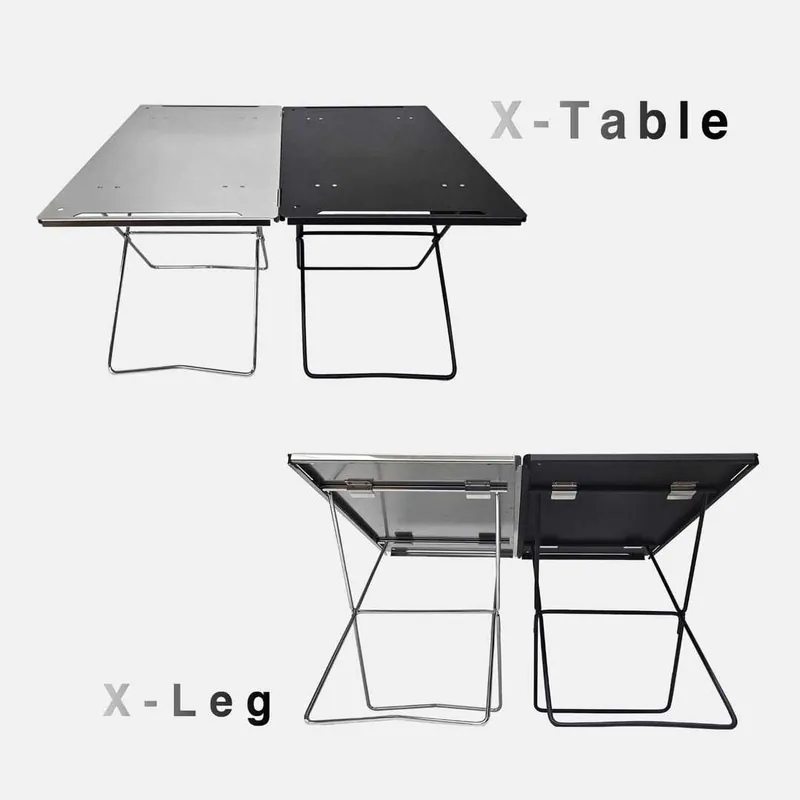 CAMAFORCE｜Multi X Table｜不鏽鋼IGT系列組合小桌｜大桌板｜銀色