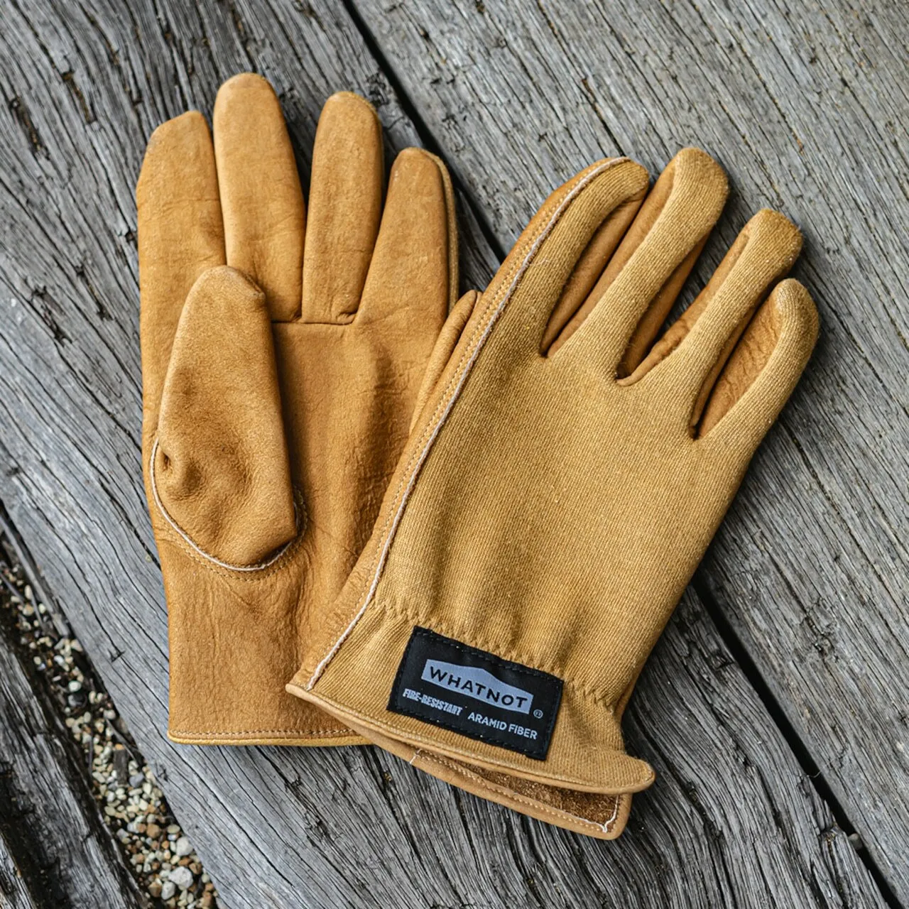 WHATNOT｜OUTDOOR GLOVES 日本製牛皮難燃手套