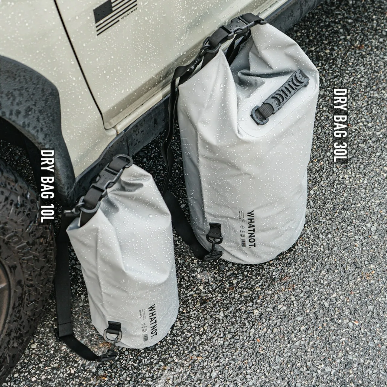 WHATNOT｜DRY BAG 30L 防水背包_灰色 30L
