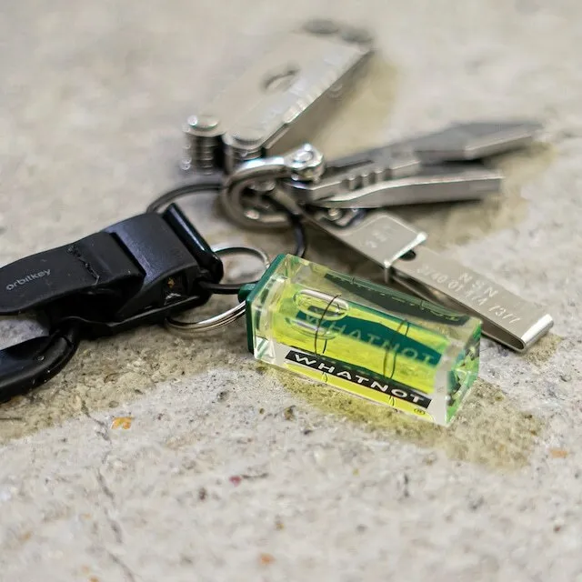 WHATNOT｜LEVEL KEYCHAIN 水平儀鑰匙圈