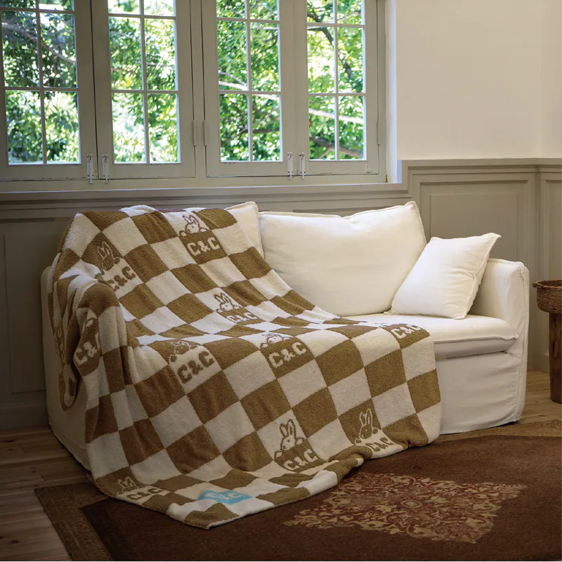 C&C Airlab RETRO BLANKET 復古趣味絨毯