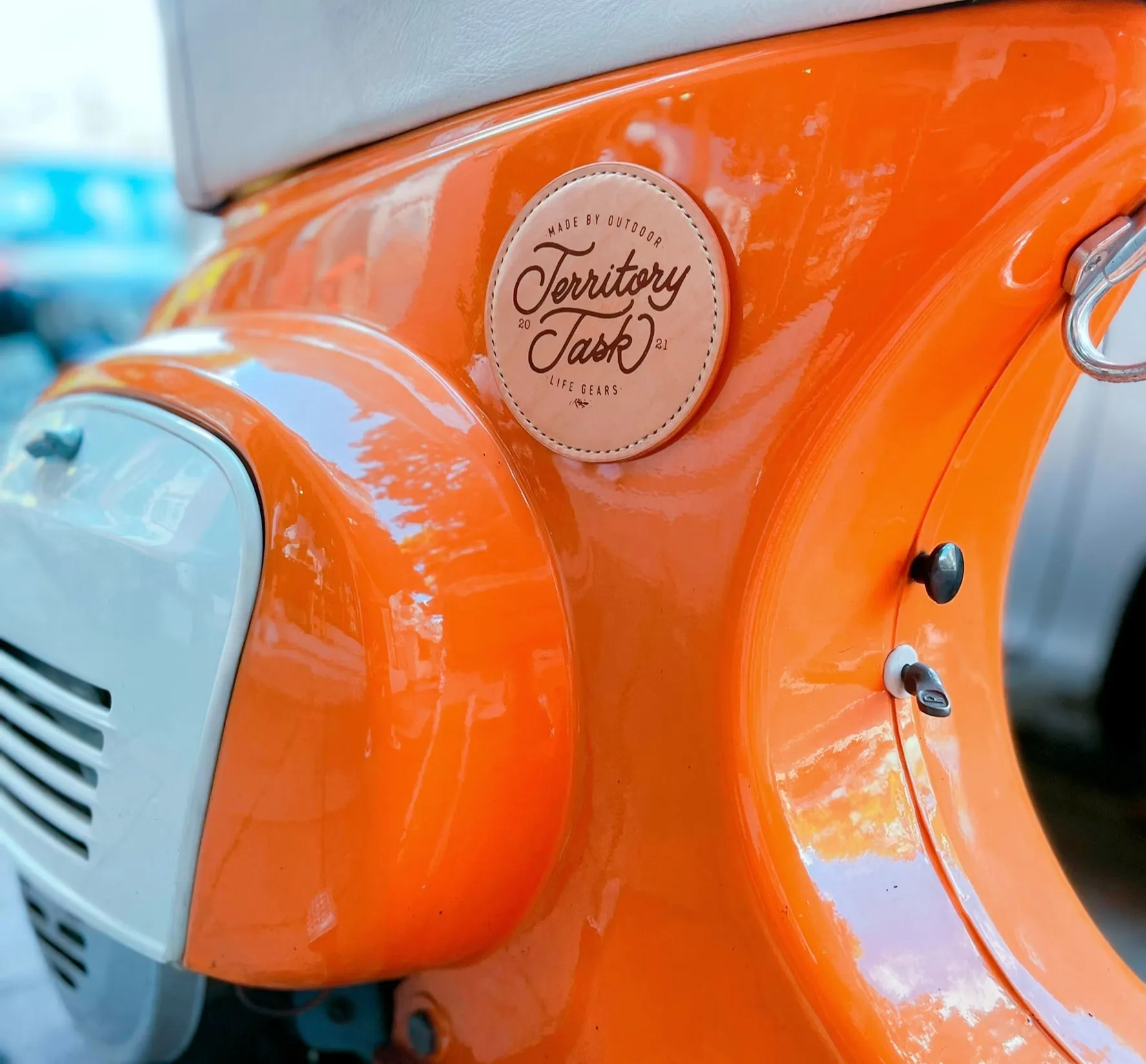 地域仕事/Territory Task 手做皮革磁吸杯墊