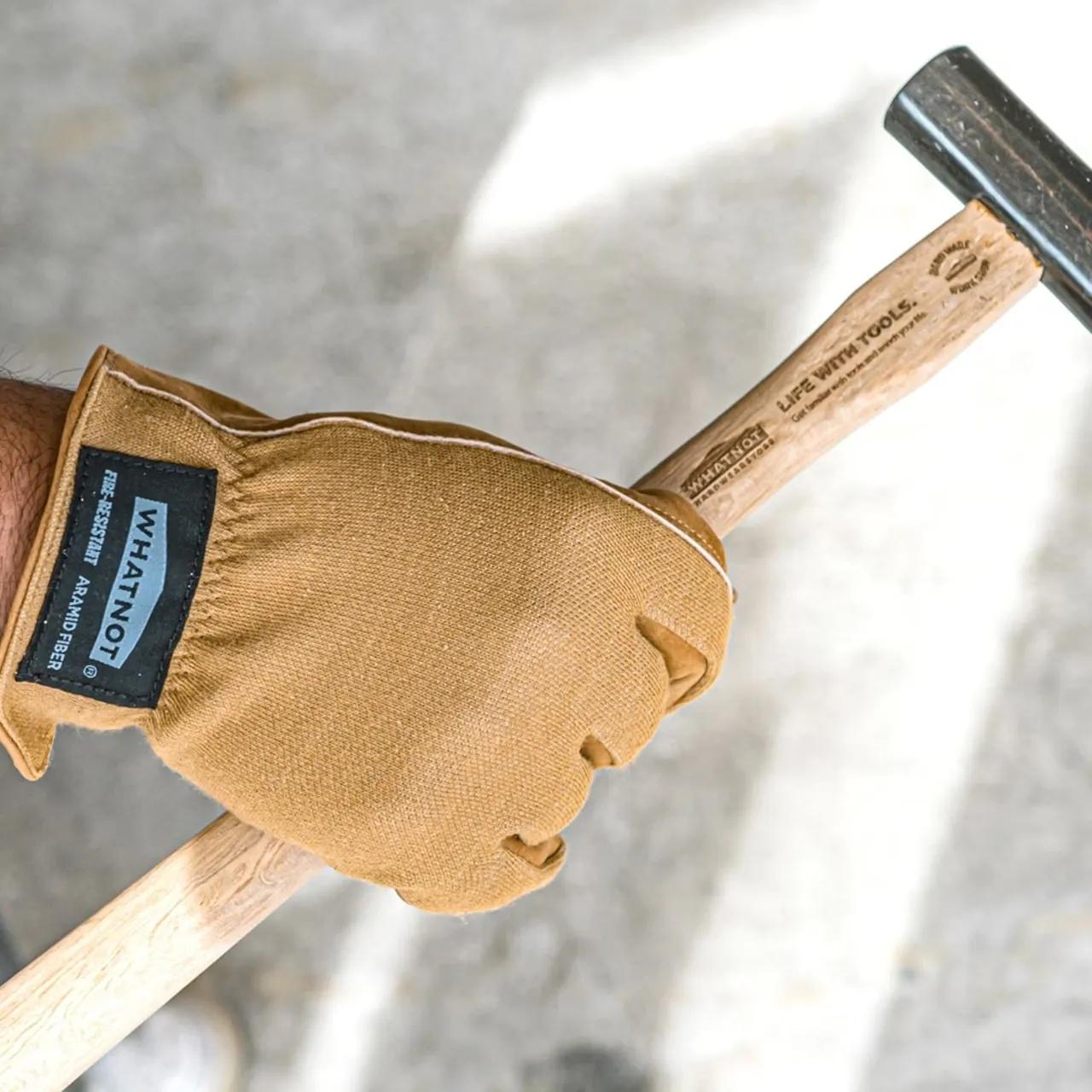 WHATNOT｜OUTDOOR GLOVES 日本製牛皮難燃手套