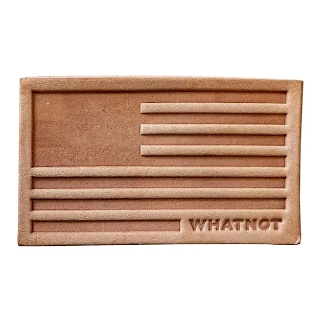 WHATNOT｜LEATHER PATCH LOGO 皮革布章