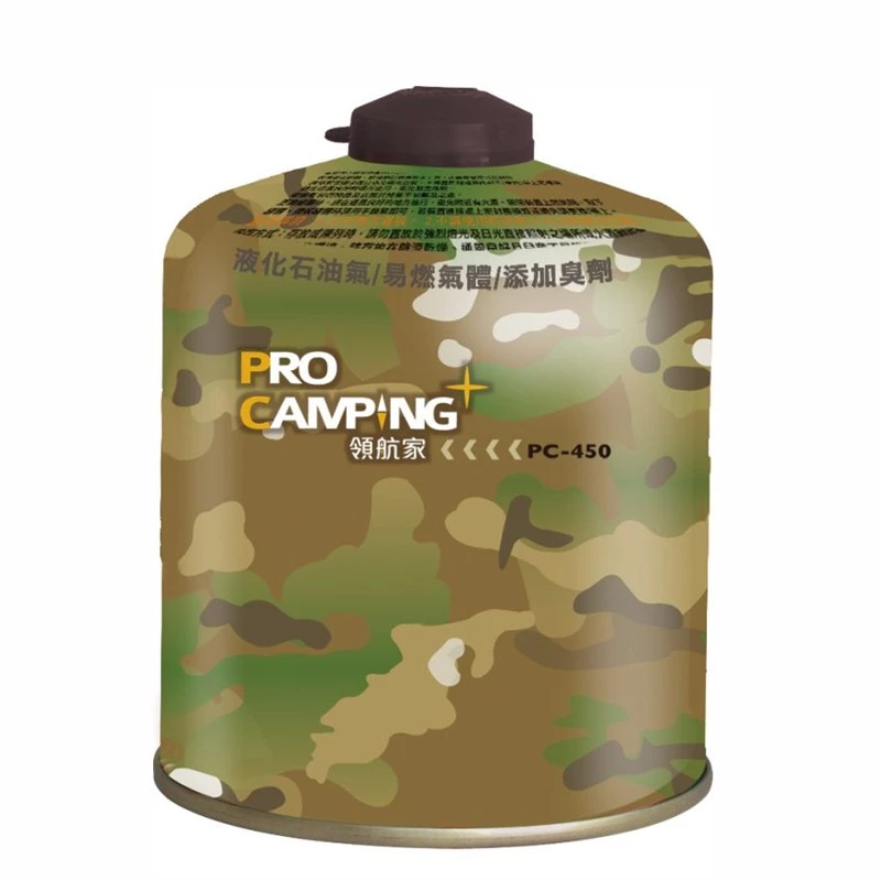 領航家Pro Kamping 高山瓦斯罐 450g〈PC-450〉《EcoCamp艾科露營戶外用品│中壢》