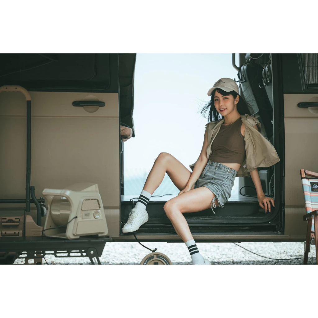 ADAMOUTDOOR ｜重裝渦輪扇 循環扇〈黑色、沙色、軍綠〉「EcoCAMP 艾科戶外」
