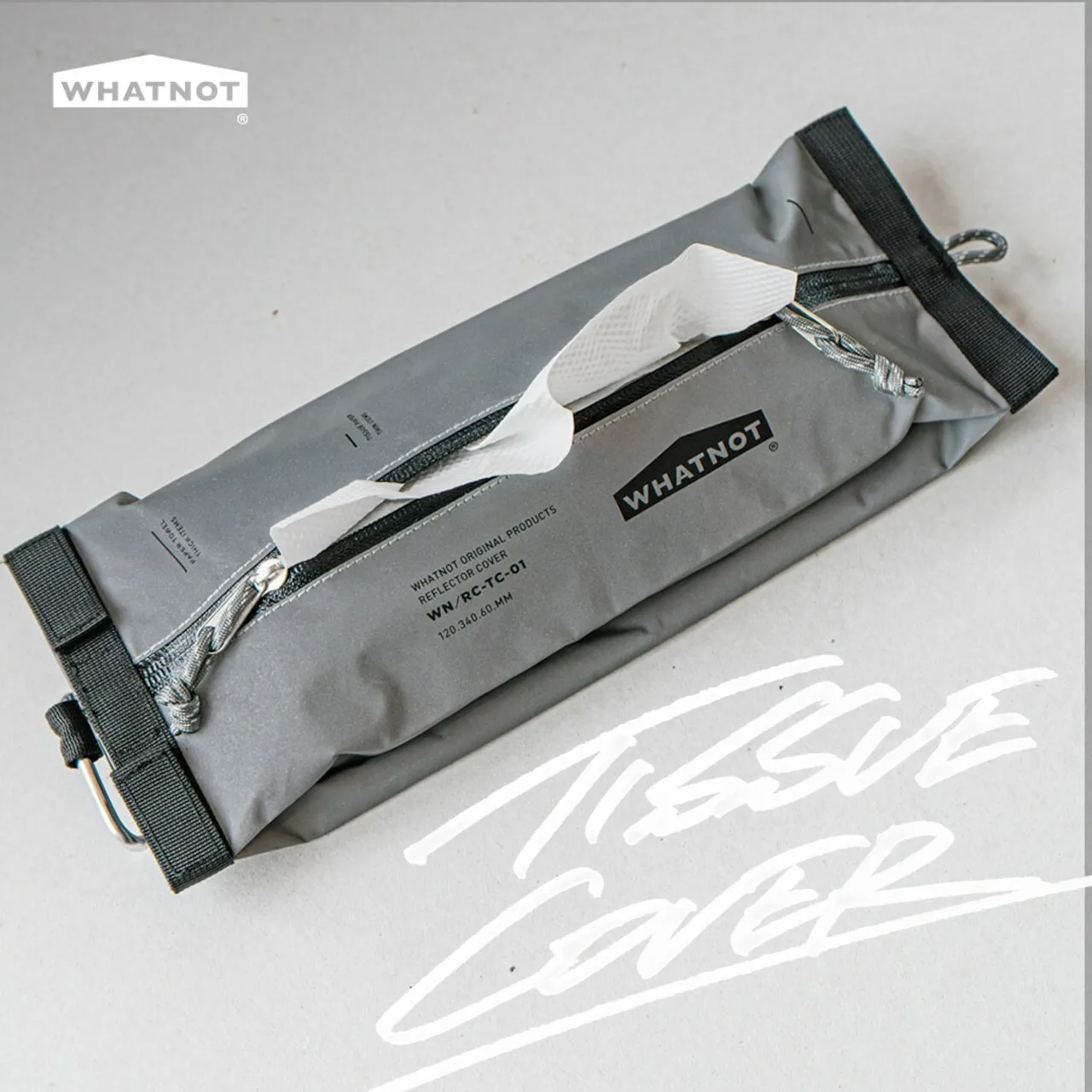 WHATNOT｜TISSUE COVER 反光紙巾套