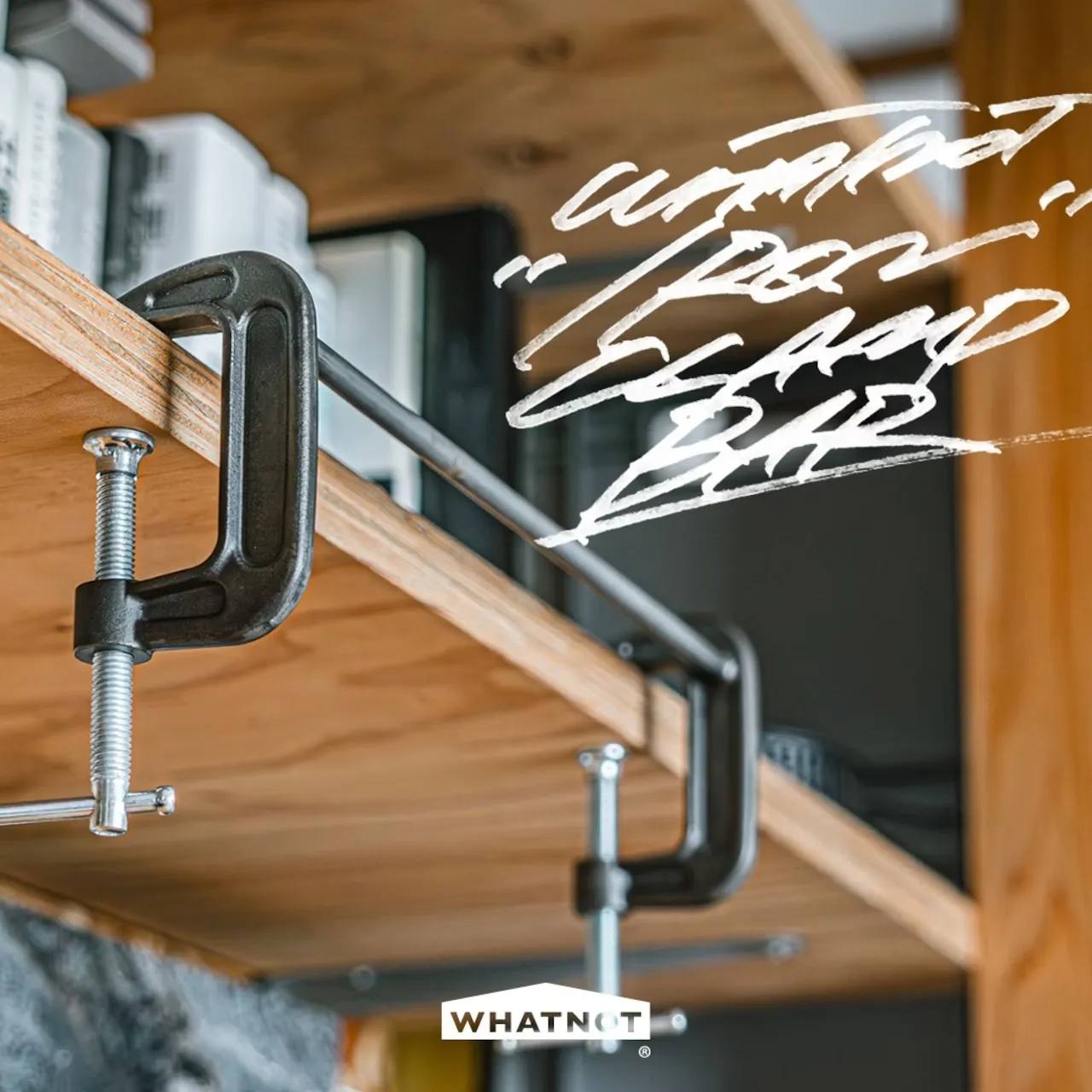 WHATNOT｜IRON CLAMP BAR 鐵製桌邊吊架