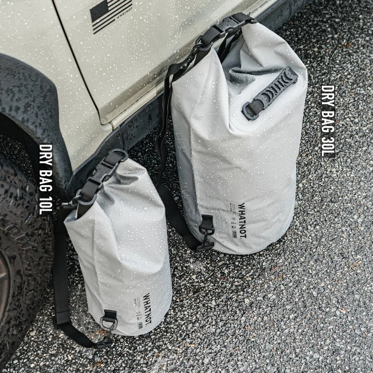 WHATNOT｜DRY BAG 10L 防水背包_灰色 10L
