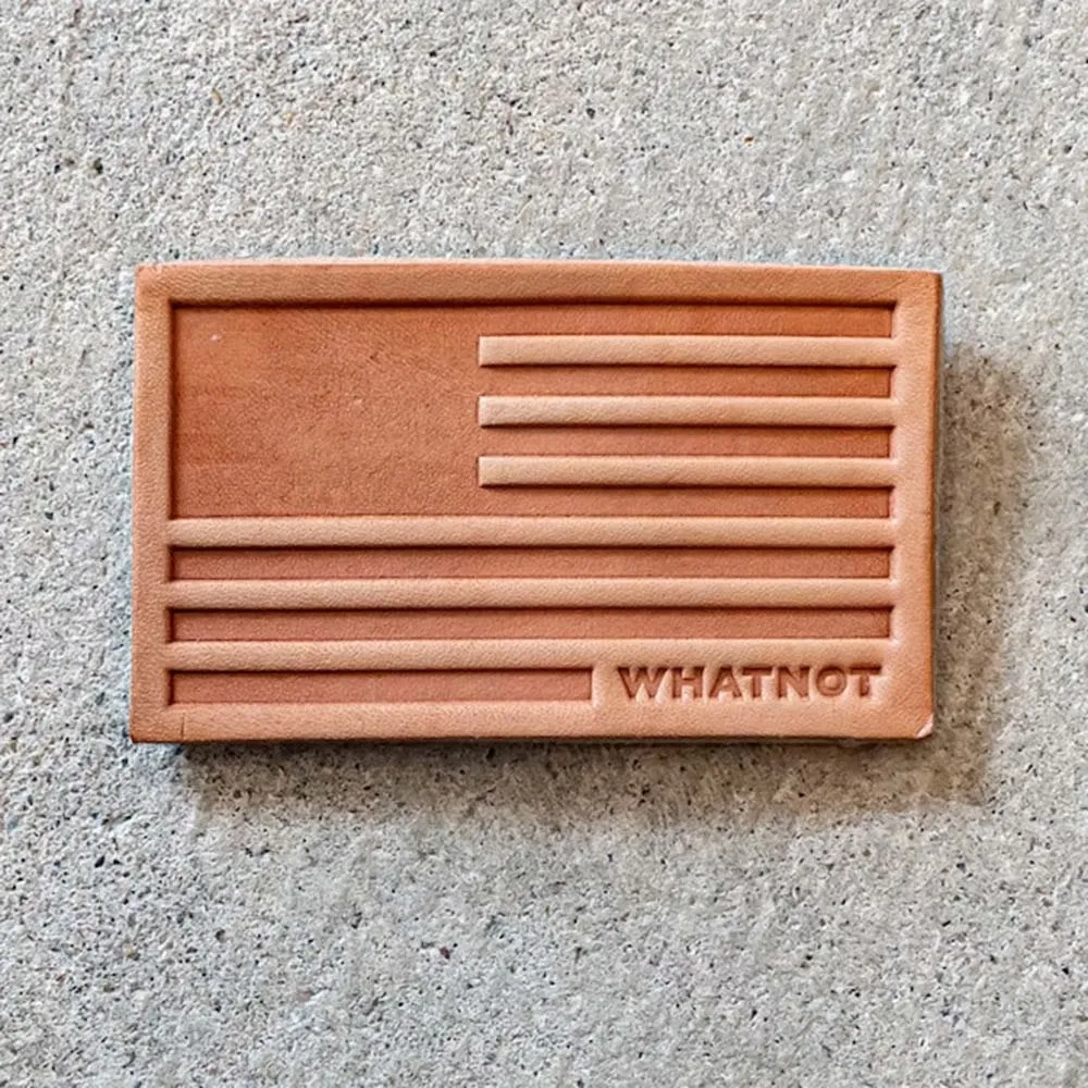 WHATNOT｜LEATHER PATCH LOGO 皮革布章