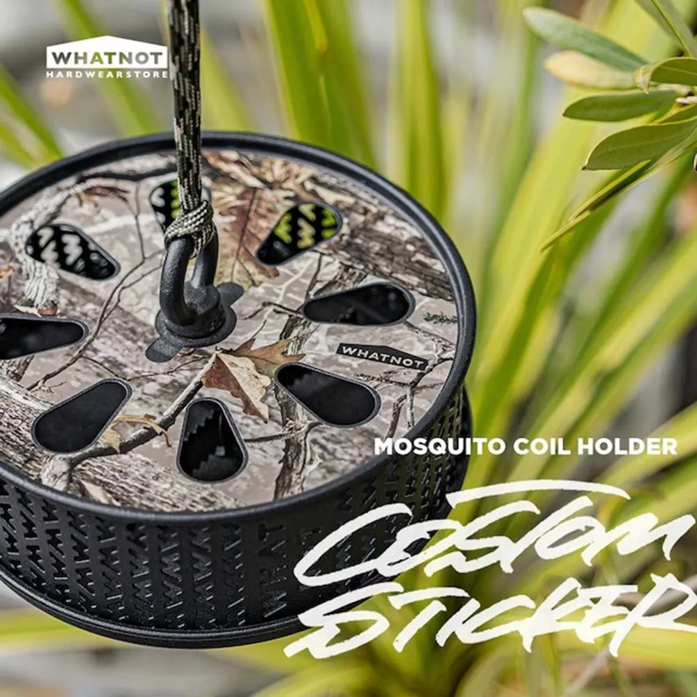 WHATNOT｜MOSQUITO COIL HOLDER CUSTOM STICKER 蚊香盒裝飾貼紙