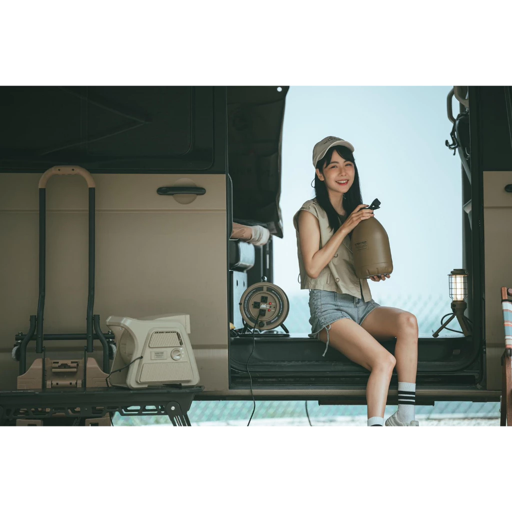 ADAMOUTDOOR ｜重裝渦輪扇 循環扇〈黑色、沙色、軍綠〉「EcoCAMP 艾科戶外」