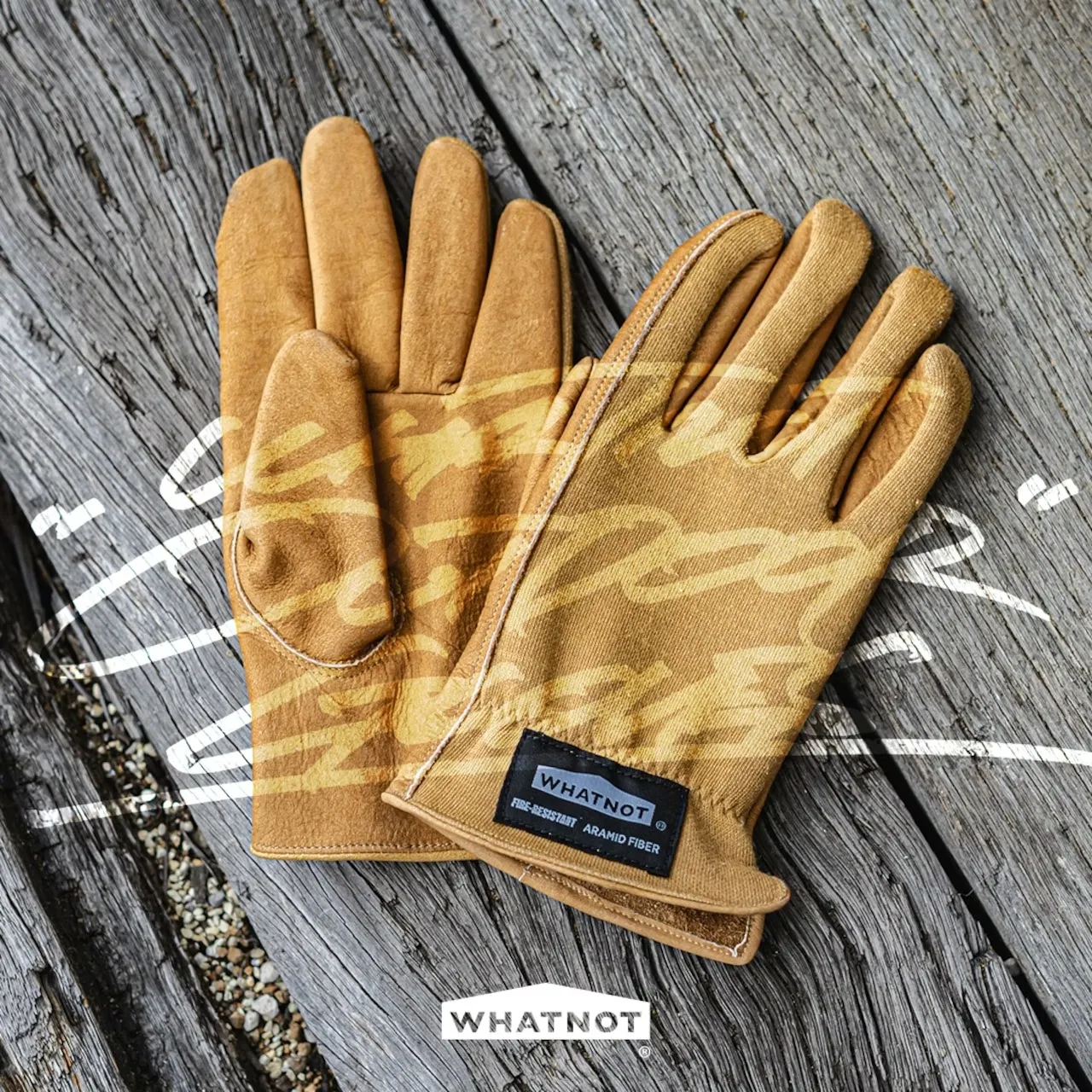 WHATNOT｜OUTDOOR GLOVES 日本製牛皮難燃手套