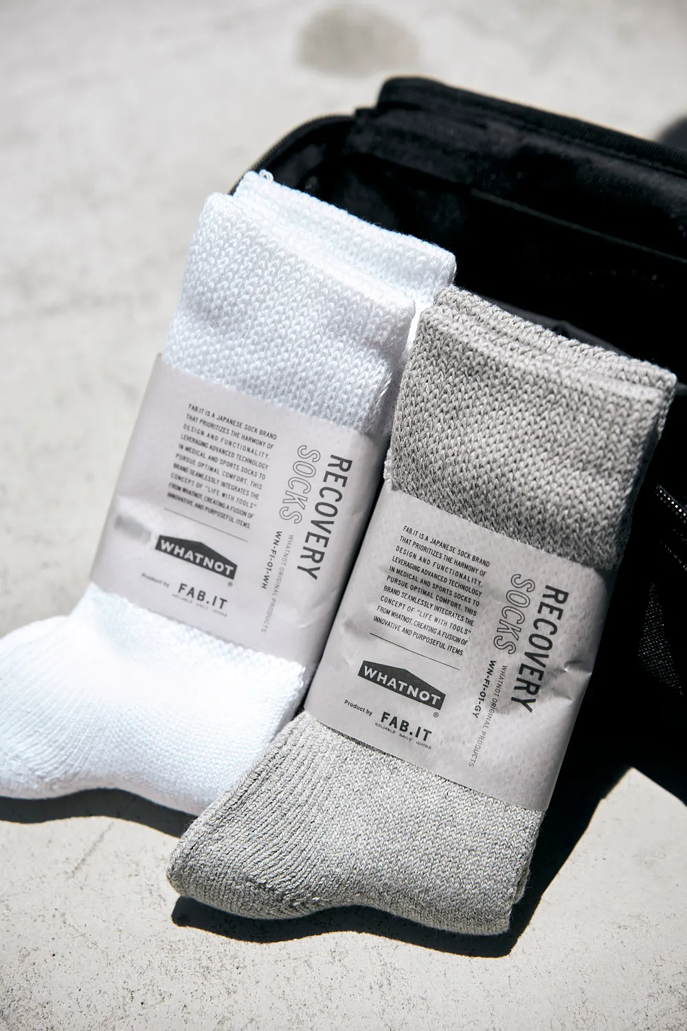 WHATNOT｜RECOVERY SOCKS 機能抑菌除臭襪