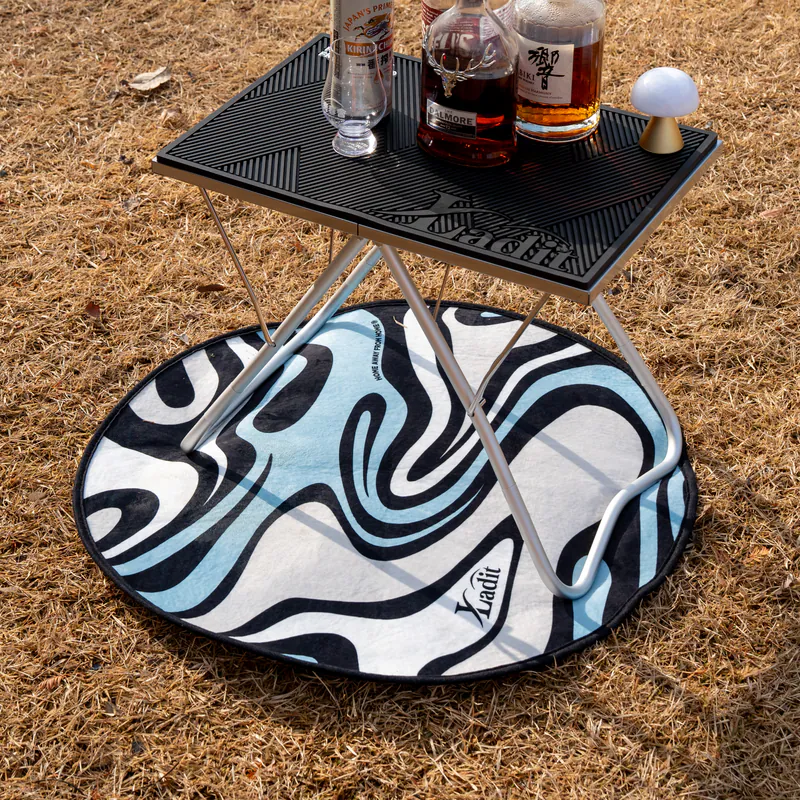 LADIT|Door Mat Round ArtMarble|藝術大理石紋地墊