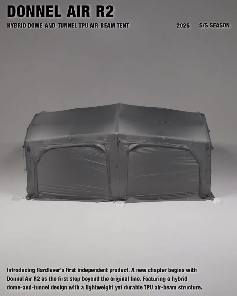 CAMVIL｜Hardlever Donnel Air R2｜混合式充氣帳